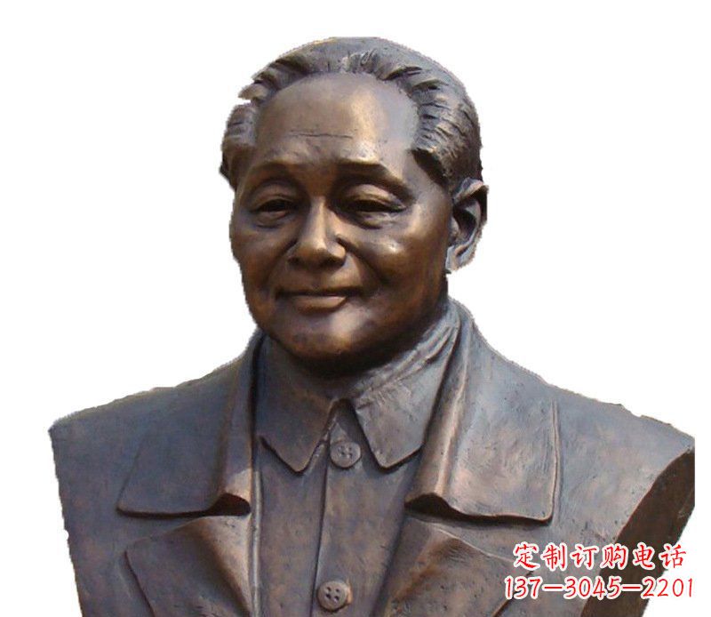 淄博铜雕广场纪念伟人邓小平雕塑
