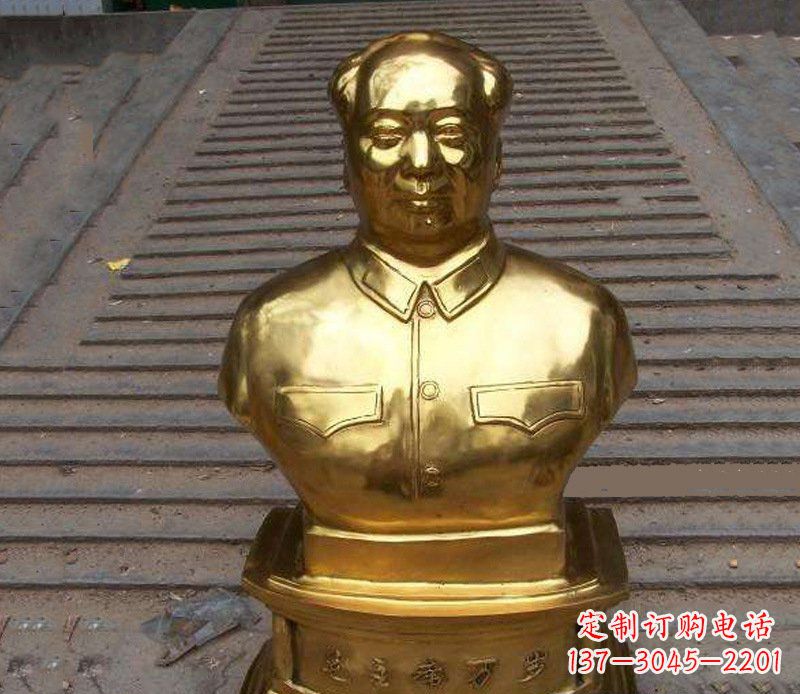 淄博铜雕广场伟人雕塑摆件