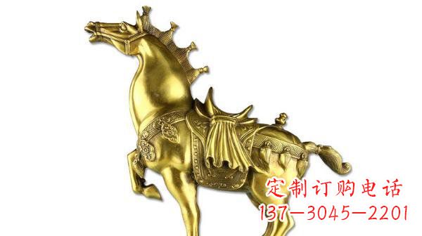 淄博铜雕马公园动物雕塑