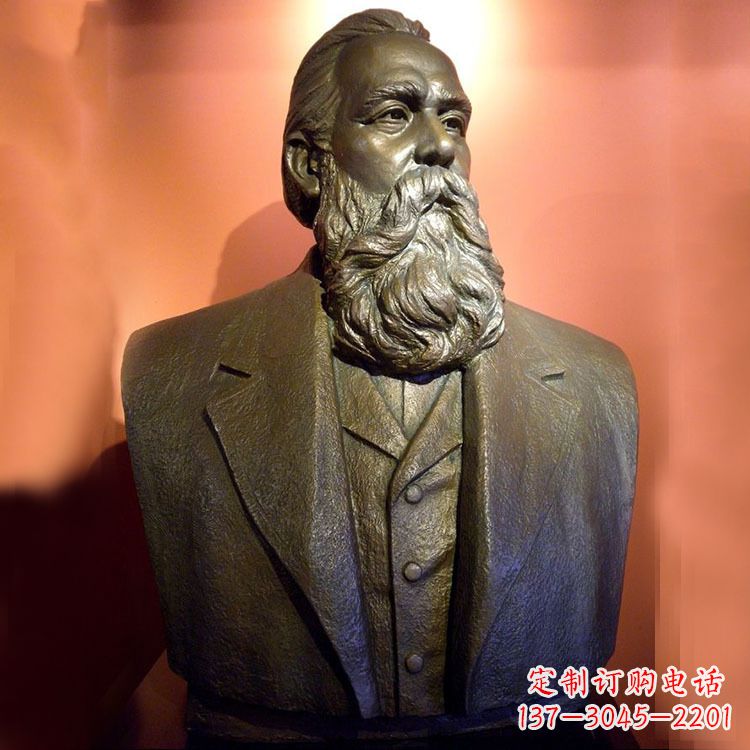 淄博铜雕马克思雕塑