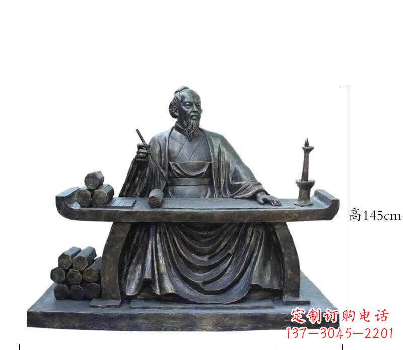 淄博铜雕张仲景人物