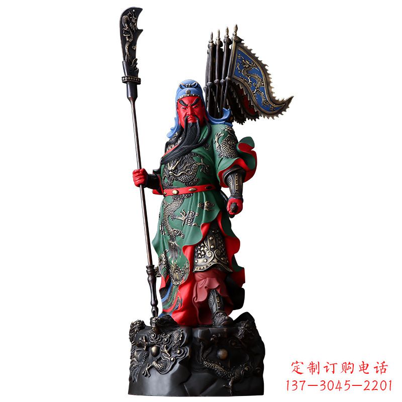 淄博武财神关二爷雕塑