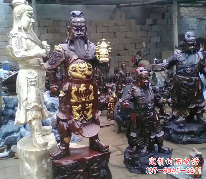 淄博武财神提刀关公铜雕