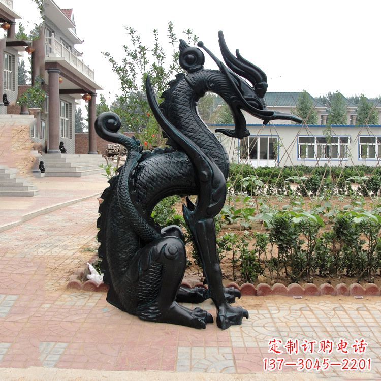 淄博西方龙动物神兽雕塑