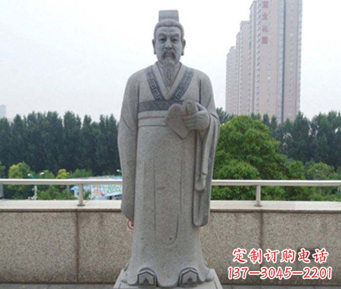 淄博先秦法家代表人物商鞅石雕