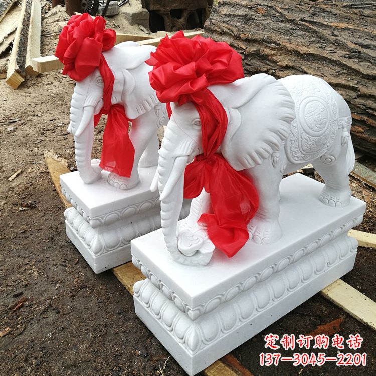 淄博现代石雕大象