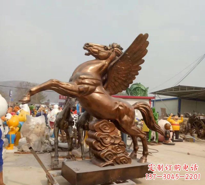 淄博祥云飞马铜雕