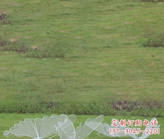 淄博小区镂空蝴蝶不锈钢摆件雕塑