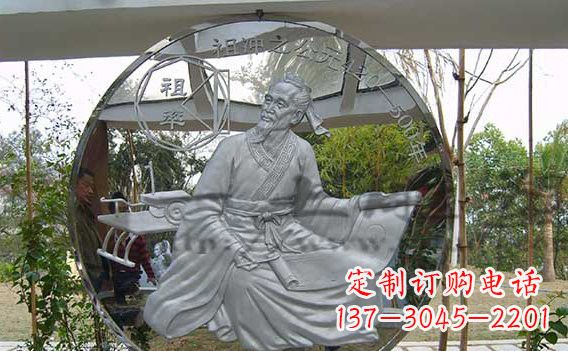 淄博校园不锈钢名人浮雕