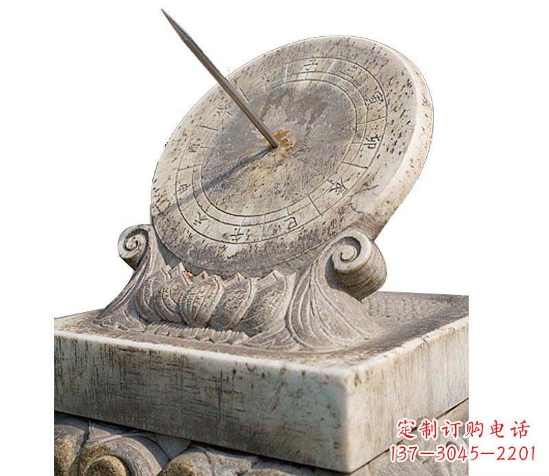 淄博校园大理石日晷景观石雕