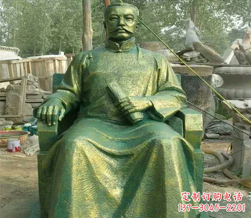 淄博校园名人李大钊铜雕