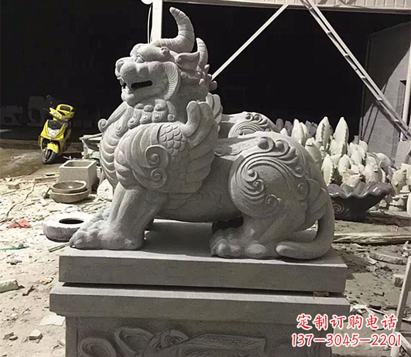 淄博獬豸法院门口石雕