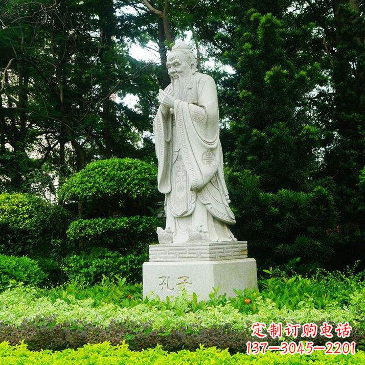 淄博学校名人铜像雕塑 孔子铜像雕塑