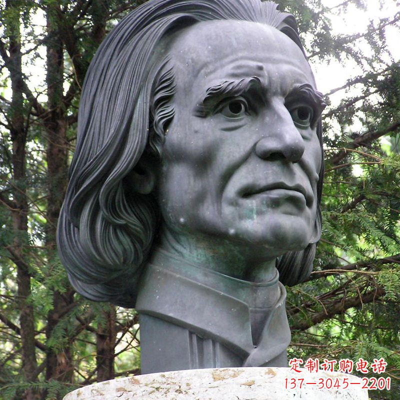 淄博英国著名外科医生利斯特铜雕头像雕塑