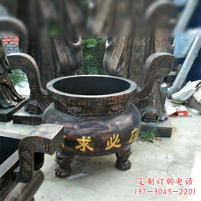 淄博有求必应祈福铜雕香炉