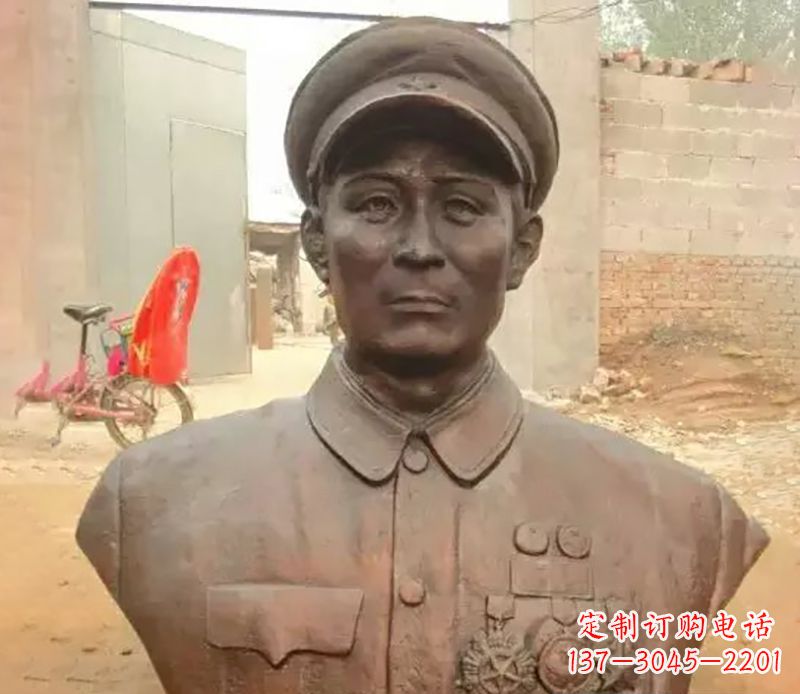 淄博元帅名人胸像铜雕