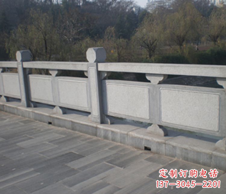 淄博园林仿古石栏板景观石雕 (7)