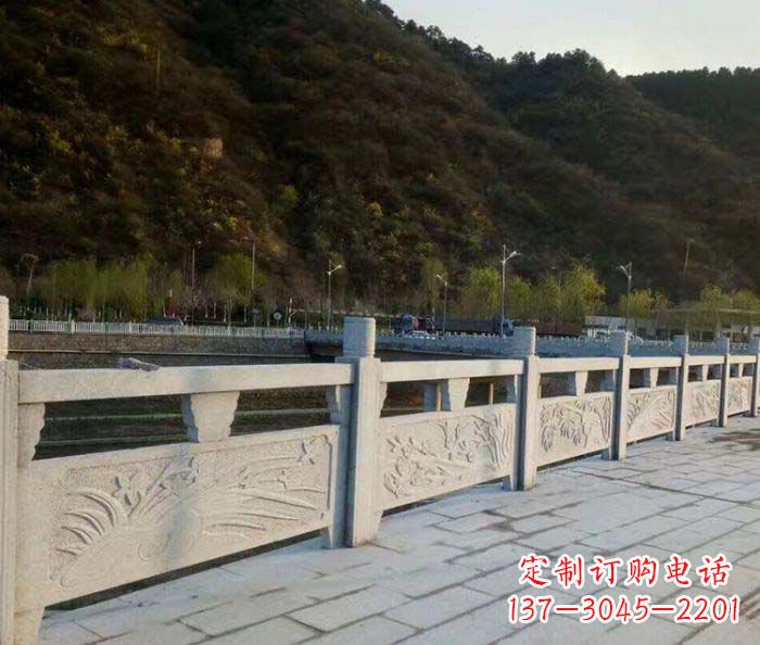 淄博园林景观大理石浮雕栏板