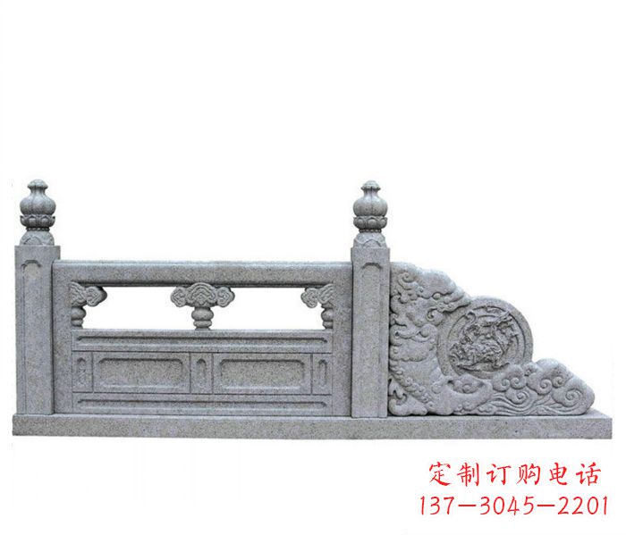 淄博园林景观大理石栏板雕塑 (2)