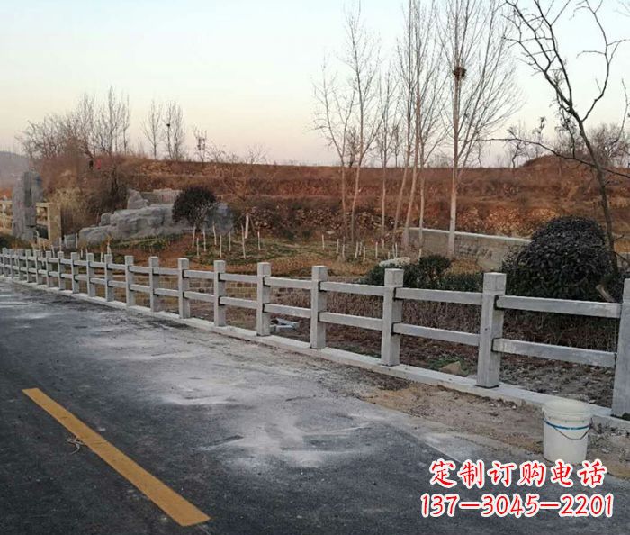 淄博园林景观大理石栏杆石雕 (2)
