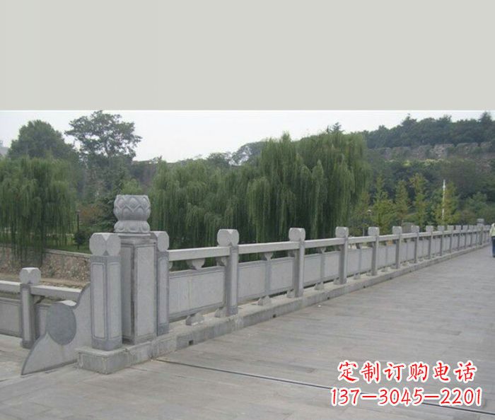 淄博园林景观大理石栏杆石雕 (4)