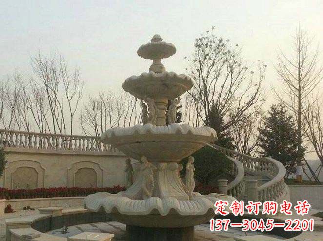 淄博园林景观大型喷泉石雕 (2)