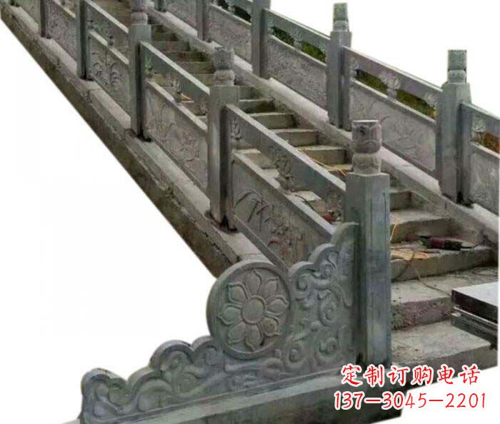 淄博园林景观仿古石雕栏板 (4)