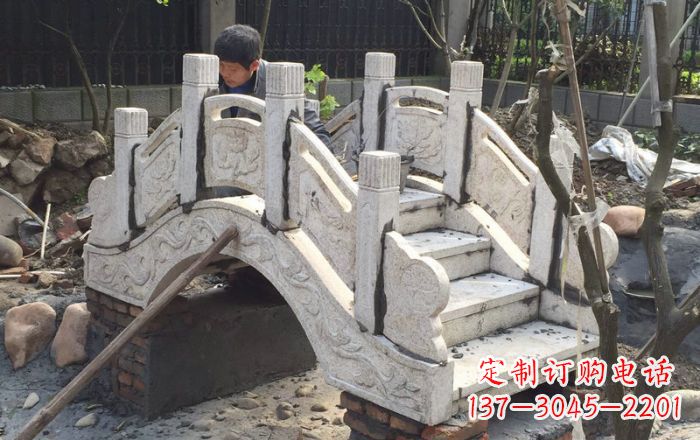 淄博园林小型石拱桥 (2)