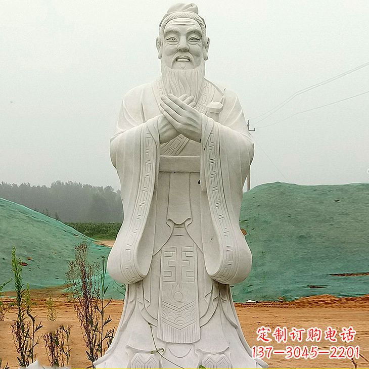 淄博沾化二中孔子雕塑塑像