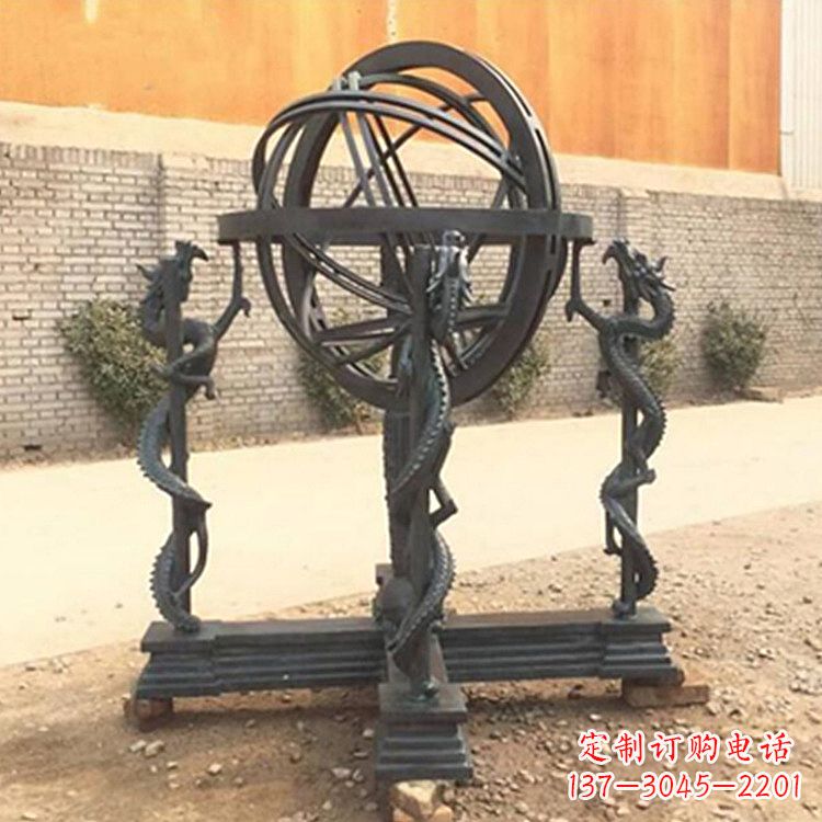 淄博张衡天体仪浑天仪雕塑摆件