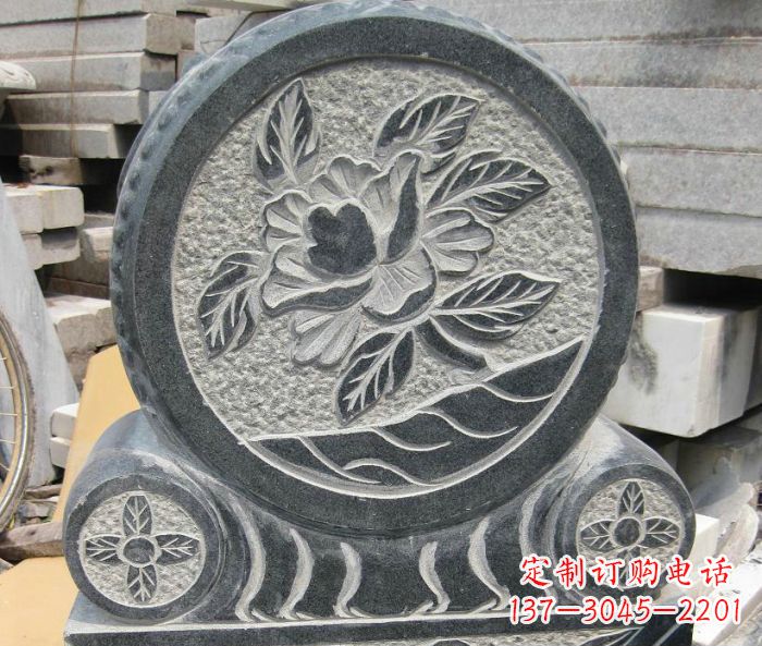 淄博招财抱鼓石仿古石门墩