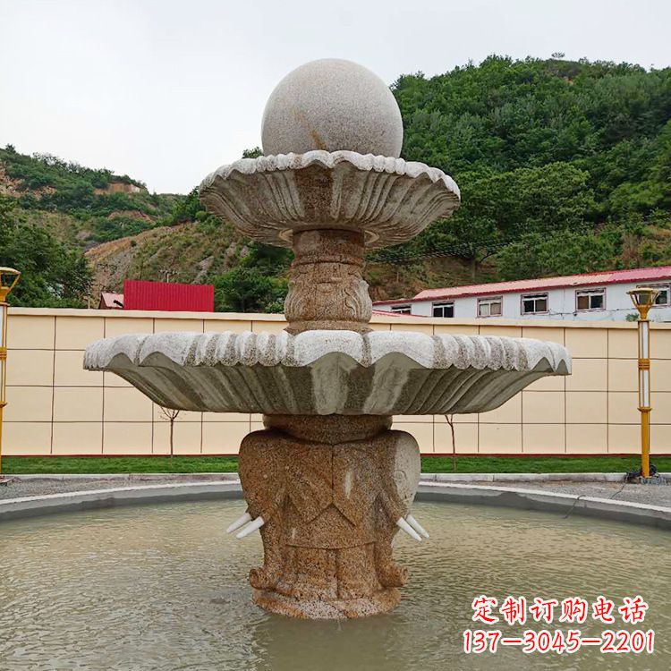 淄博中式喷泉石雕