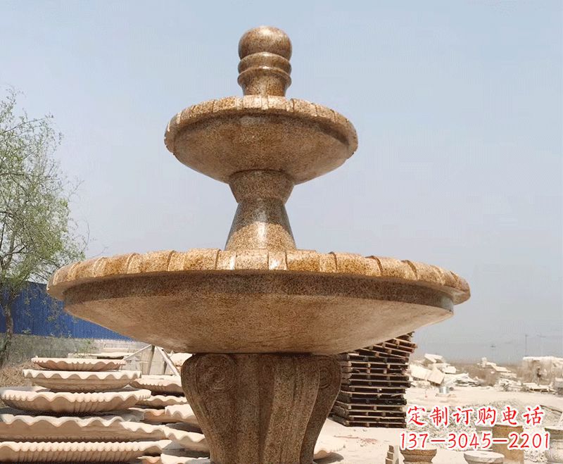 淄博中式石雕喷泉