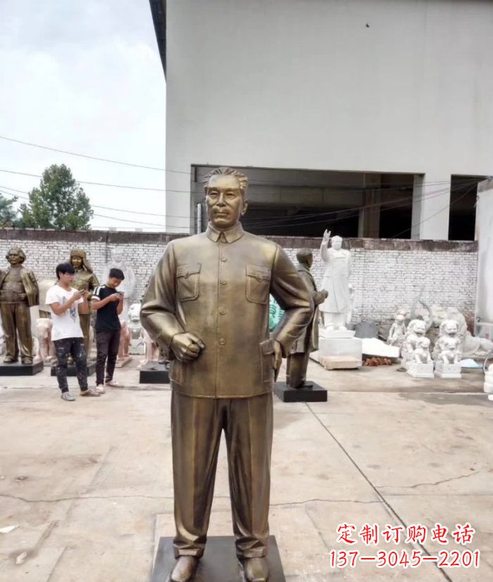 淄博周恩来铜雕 (3)