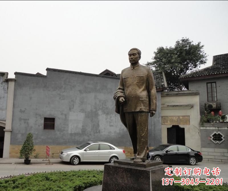 淄博周恩来铜雕
