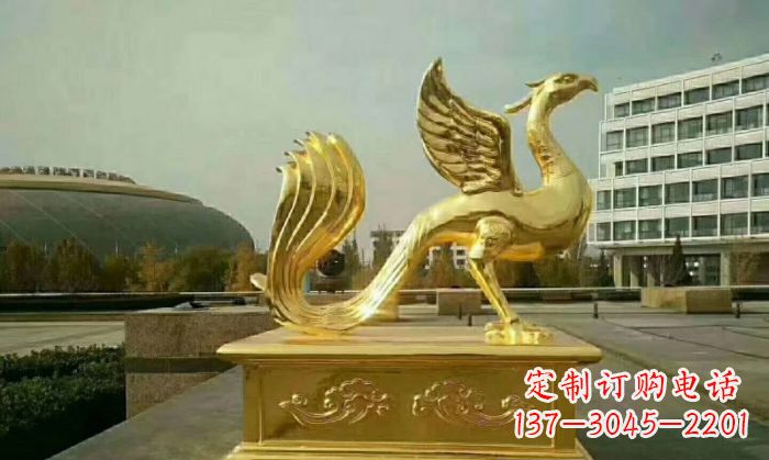 淄博朱雀铜雕