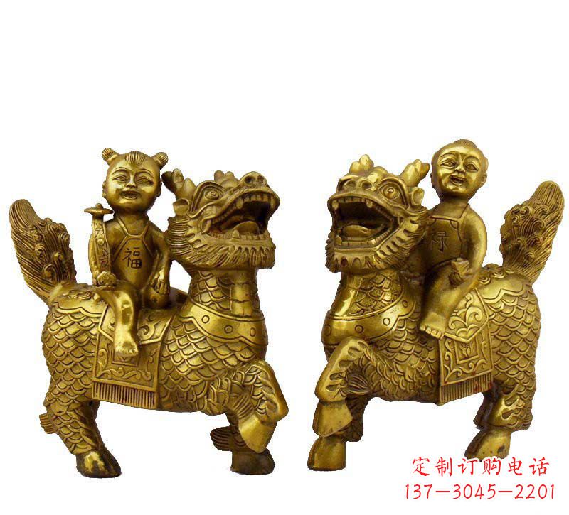 淄博铸铜福禄麒麟
