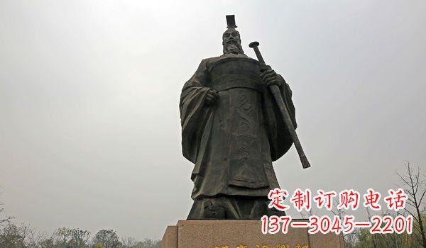 淄博铸铜刘邦雕塑