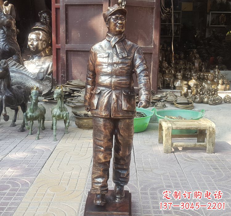 淄博铸铜青年时期毛主席