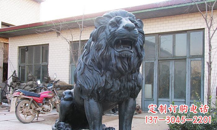淄博铸铜狮子铜雕